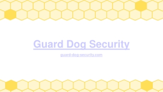 guard dog security