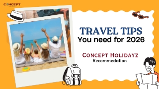 Travel Guide You Need for 2026 – Concept Holidayz