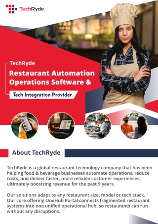 Restaurant Automation Solutions for Modern Operations