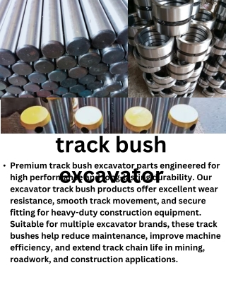 track bush excavator