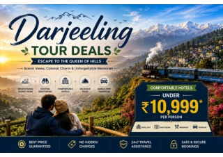 Darjeeling Tour Deals with Comfortable Hotels Under ₹10,999 | TripLodgeUniverse