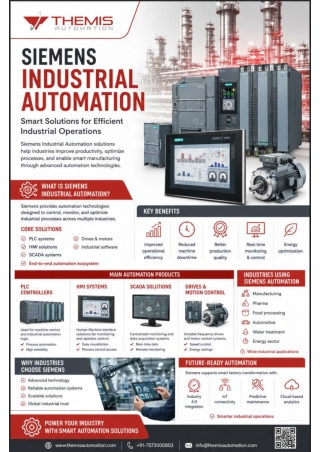 Siemens Industrial Automation Solutions | Smart Manufacturing by Themis Automati