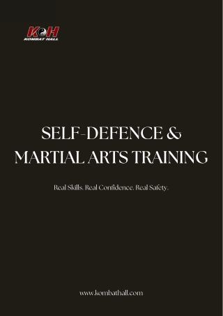 SELF-DEFENCE & MARTIAL ARTS TRAINING