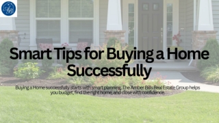 Smart Tips for Buying a Home Successfully