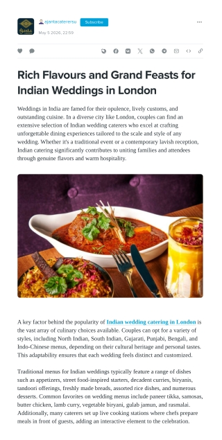 Transforming London Weddings with Authentic Indian Cuisine