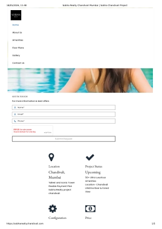 Sobha Realty Chandivali Mumbai _ Sobha Chandivali Project