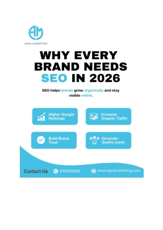 Why Every Brand Needs SEO in 2026 to Stay Ahead
