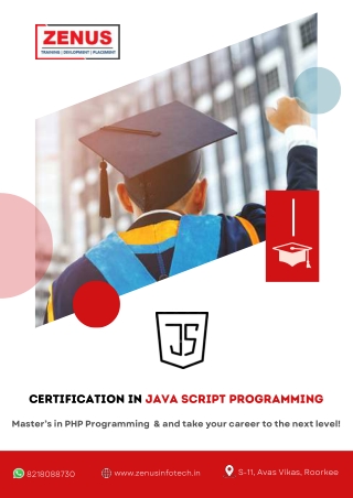 certification in java script programming