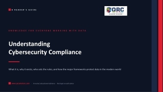 Understanding Cybersecurity Compliance: A Practical Guide to PCI DSS, SOC 2, ISO