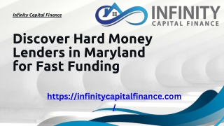 Discover Hard Money Lenders in Maryland for Fast Funding