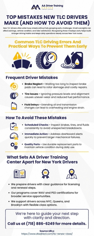 Top Mistakes New TLC Drivers Make (and How to Avoid Them)