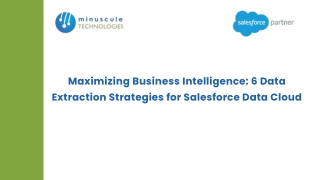 Maximizing Business Intelligence 6 Data Extraction Strategies for Salesforce Data Cloud
