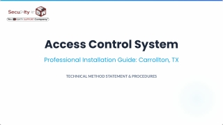 Carrollton Texas Access Control Installation Guide & Local Codes