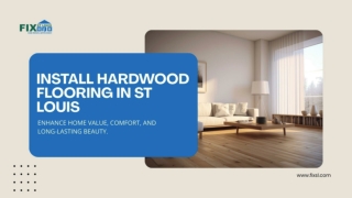 Install Hardwood Flooring in St Louis