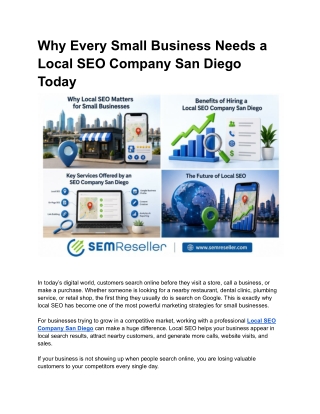 Local SEO Company San Diego