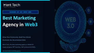 Best Marketing Agency in Web3 - Ment Tech