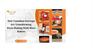 How Robotics Are Reshaping Pizza-Making Across Canadian Startups