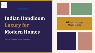 TheIndiGlobal – Premium Handloom Bedsheets & Home Décor Collection