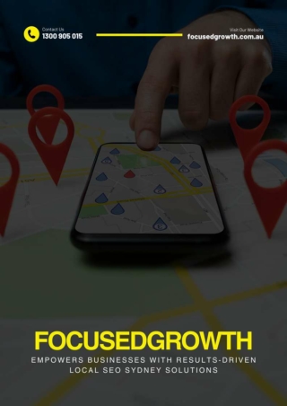 FocusedGrowth Empowers Businesses with Results-Driven Local SEO Sydney Solutions