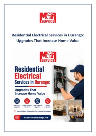 Boost Home Value with Expert Residential Electrical Services in Durango