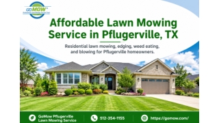 Affordable Lawn Mowing Service in Pflugerville, TX
