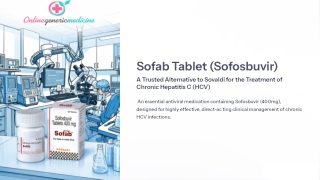 Sofab (Sofosbuvir) | Hepatitis C Antiviral Support - Online Generic Medicine