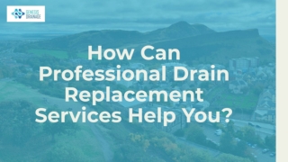 How Can Professional Drain Replacement Services Help You?