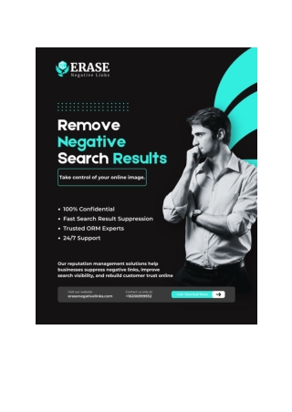 Trusted Reputation Cleanup Services
