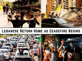 Lebanese Return Home as Ceasefire Begins