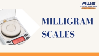 Miligram Objects. Examples PPT - Milligram Scales PowerPoint Presentation, free download - ID:14832188