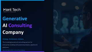 Generative AI Consulting - MentTech