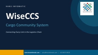 Eliminate Customs Delays with a Smart Cargo Community System Integrated with Cus