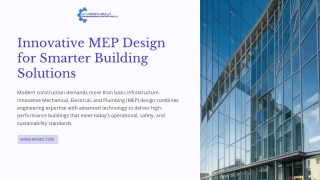 PPT - Innovative MEP Design Work for Smarter Building Solutions ...