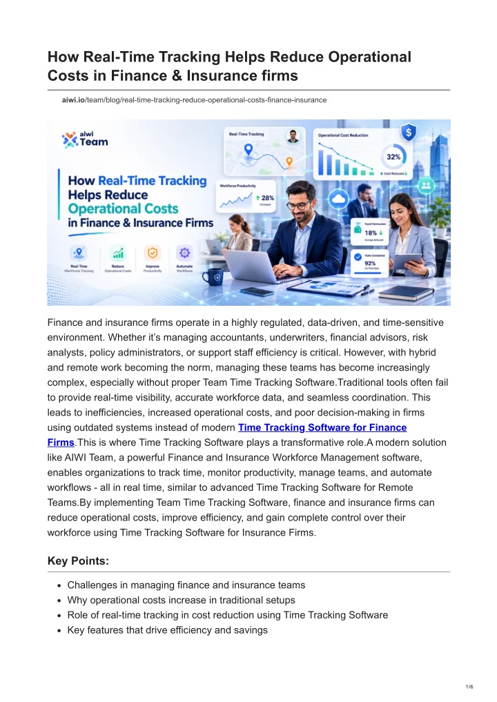 PPT - How Real-Time Tracking Software Helps Reduce Operational Costs in ...
