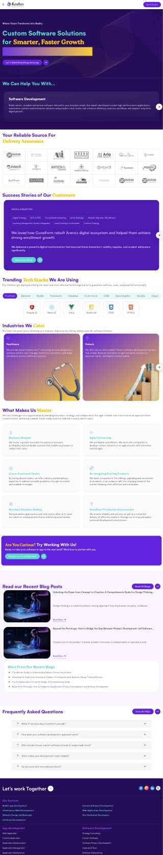 End-to-End Custom Software Solutions for Business Growth
