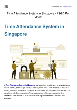 Time Attendance System in Singapore