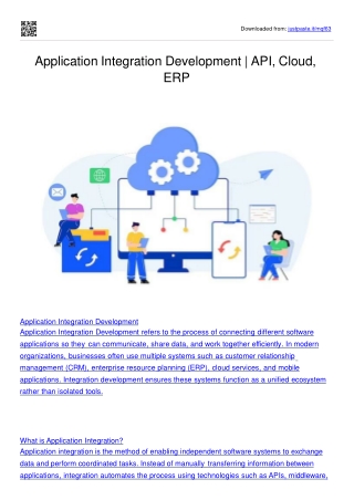 Application Integration Development