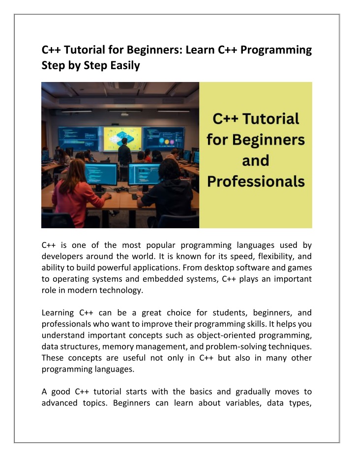 PPT - Best C Tutorial for Beginners: Start Coding with C from Scratch ...