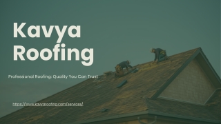 Roofing Services  Reliable Roofing Solutions for Residential & Commercial Projects