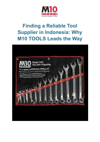 Automotive Tools Thailand | Professional Garage Tools