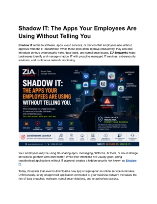 Shadow IT_ The Apps Your Employees Are Using Without Telling You