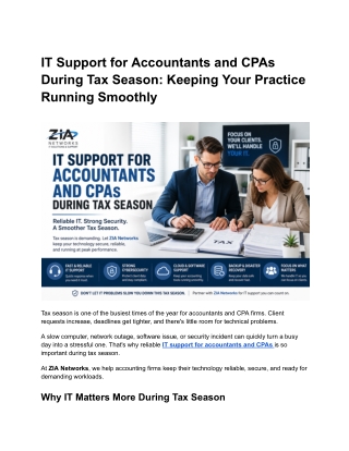 IT Support for Accountants and CPAs During Tax Season_ Keeping Your Practice Running Smoothly