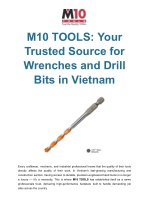 Power Tool Accessories Vietnam | Industrial Solutions by M10 - slide 1