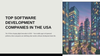 Top Software Development Companies in the USA