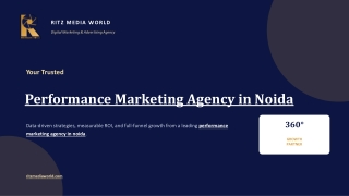 Best Performance Marketing Agency in Noida | Ritz Media World