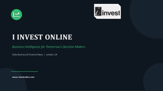 The Smart Investor's Home for Business Finance News  I Invest Online