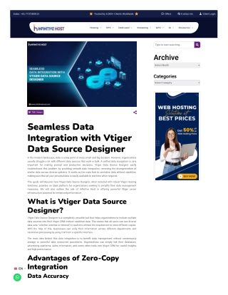 Seamless Data Integration with Vtiger Data Source Designer