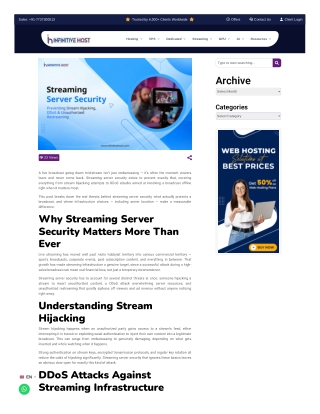 Streaming Server Security: Prevent DDoS & Stream Hijacking
