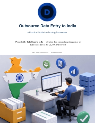 Outsource Data Entry to India for Growing Businesses
