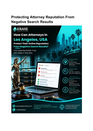 Attorney Reputation Management in Los Angeles